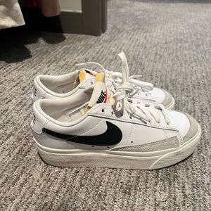 Nike platform blazers